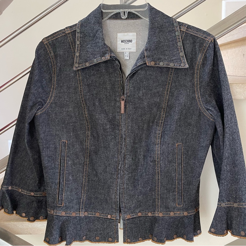 Vintage Moschino 90’s very special Denim Jacket💝HP